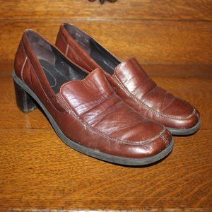Naturalizer Mae Brown Leather Loafers Size 8N